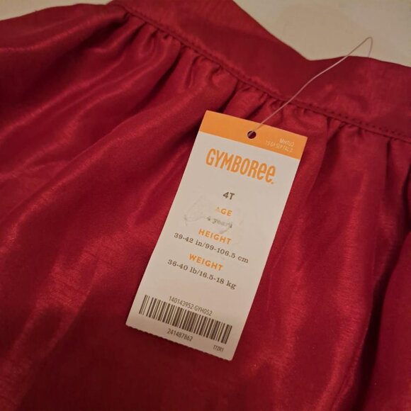 Gymboree red black bows holiday fancy layered skirt girl size 4T NWT - Picture 6 of 6
